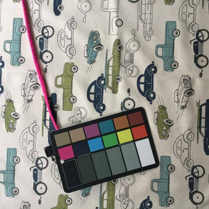 Vintage Cars and Trucks in Blue / Green | Home Decor Fabric | 54 W | By the Yard