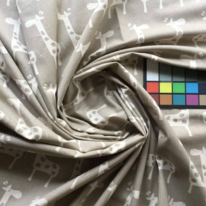 Giraffes in Natural Tan | Home Decor Fabric | Premier Prints | 54 Wide | BTY
