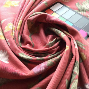 Botanical Flowers in Red | Upholstery / Drapery Fabric | 54 Wide | By the Yard