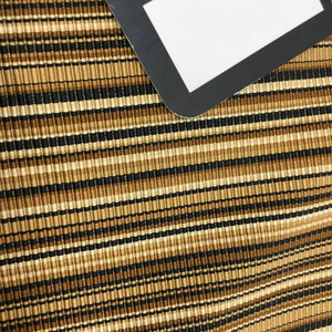 Vertical Black and Tan Stripes | Upholstery Fabric | 54 Wide | By the Yard