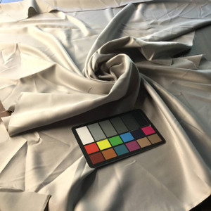 Cream Poly Satin Fabric | Lightweight | Apparel Linings Crafts Scrunchies