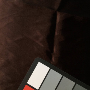 Chocolate Brown Satin Fabric | Woven Poly | Apparel Linings Crafts Drapes