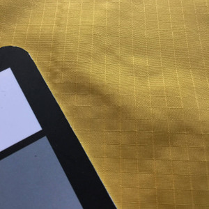 Coated Rip Stop Gold Nylon Fabric | Polyester Nylon | Reusable bags linings