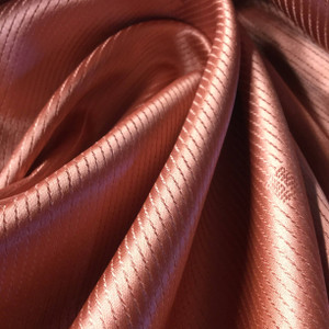 Deep Coral Satin Fabric | Woven Poly | Apparel Linings Lingerie Drapes Crafts