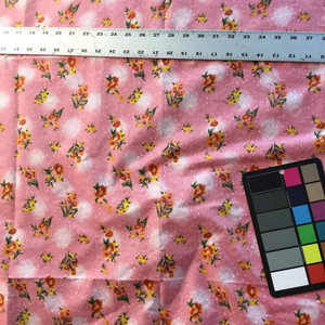 Pink Floral Subtle Swirl Broadcloth Fabric/ Clothing and Apparel/ Home Decor/ 54 inch wide/ Sold by the Yard