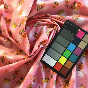 Pink Floral Subtle Swirl Broadcloth Fabric/ Clothing and Apparel/ Home Decor/ 54 inch wide/ Sold by the Yard