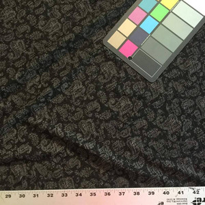 Black Paisley Lace Fabric | Apparel / Curtains | 59" Wide | By the Yard