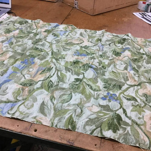 Ivy Foliage in Green and Blue | Home Decor / Slipcover Fabric | 54 Wide | BTY