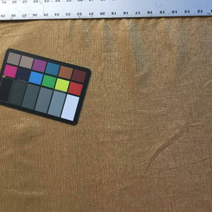 Gold Crinkle Texture  Polyester Silky Solid Fabric | Apparel | Dresses | Tops | Lining | By The Yard | 60 inch wide