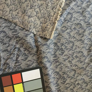 Mottled Navy Blue and White | Upholstery / Drapery Fabric | 57 W | By the Yard