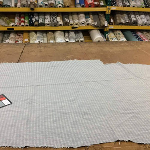 Blue and White Subtle Stripes | Upholstery Fabric | 58 W | By the Yard | Durable