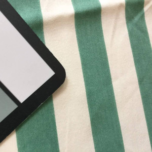 Vertical Stripes in Green and Tan | Home Decor Fabric | 54 Wide | By the Yard