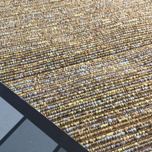 Textured Woven in Brown / Blue / Yellow | Upholstery Fabric | 54 Wide | BTY