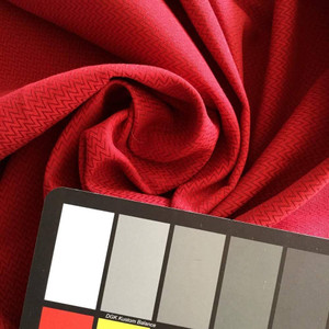 Red Micro Chevron | Upholstery and Drapery Fabric | 56 Wide | By the Yard