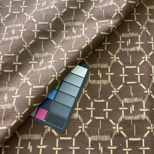 Contemporary Geometric in Brown | Upholstery Fabric | 57 Wide | By the Yard