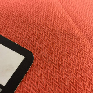 Orange Micro Chevron | Upholstery / Drapery Fabric | 56 Wide | By the Yard