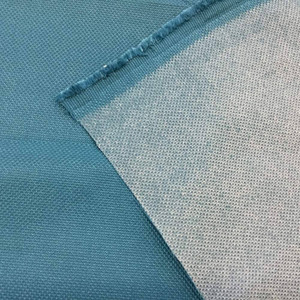 Teal Blue Basketweave Upholstery / Slipcover Fabric | 58 Wide | By the Yard