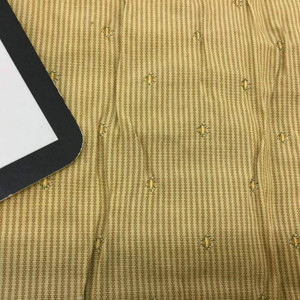 Golden Tan Micro Stripes with Wrinkle Texture | Upholstery Fabric | 55 W | BTY