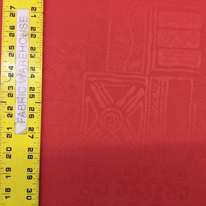 Red Patchwork Designs | Upholstery / Drapery Fabric | 56 Wide | By the Yard