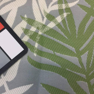 Fern Leaves in Green and Beige | Upholstery Fabric | 56 Wide | By the Yard
