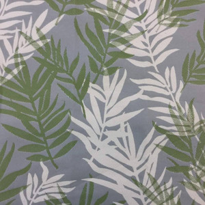 Fern Leaves in Green and Beige | Upholstery Fabric | 56 Wide | By the Yard