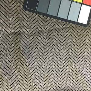 Tan and Black Chevron | Upholstery / Slipcover Fabric | 58 Wide | By the Yard