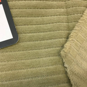 Plush Stripes in Tan | Heavyweight Upholstery Fabric | 54 Wide | By the Yard
