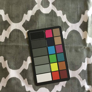 Moroccan Tile in Dark Gray and White | Home Decor Fabric | 55 Wide | By the Yard