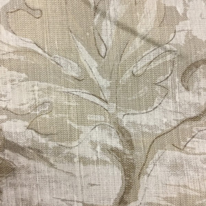 Ivy Trail in Tan and Beige | Home Decor / Slipcover Fabric | 54 W | By the Yard
