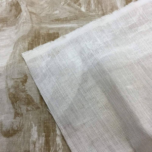 Abstract Painting Tan / Beige | Home Decor / Drapery Fabric | 56 W | By the Yard