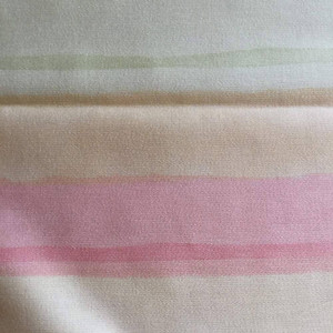 Watercolor Stripes in Pastel Pink, Yellow, and Green | Home Decor Fabric | 54 W