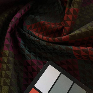 Geometric Diamonds in Purple / Red / Green / Blue | Upholstery Fabric | 60 W