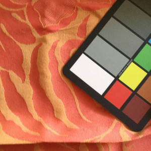 Orange and Gold Floral | Upholstery / Drapery Fabric | 58 Wide | By the Yard