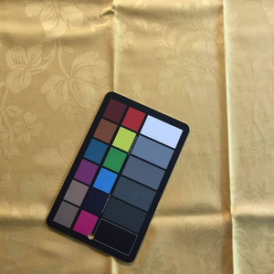 Gold Tone on Tone Floral | Drapery / Slipcover Fabric | 54 W | By the Yard