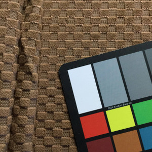 Mocha Brown Checked | Boxer Velvet Upholstery Fabric | Home Decor | 54 Wide |