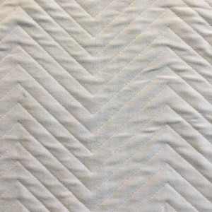 Wide Chevron in White | Heavy Duty Upholstery Fabric | 54 Wide | By the Yard