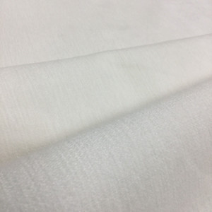 Snow White Chenille Fabric | Heavyweight Upholstery | 54 Wide | By the Yard