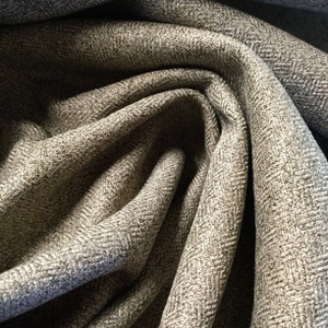 Gray Mottled Micro Weave | Upholstery / Slipcover Fabric | 54 Wide | By the Yard