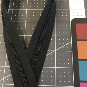 25" Separating Coil Zipper | Black | YKK Brand | Jacket Zipper