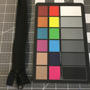 25" Separating Coil Zipper | Black | YKK Brand | Jacket Zipper