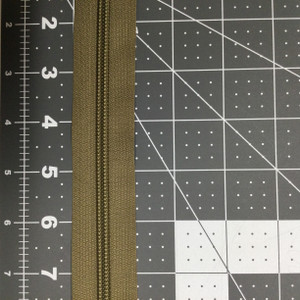 #5 Tan Nylon Coil Zipper | By the Yard |  For Bags / Backpacks