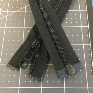 27" Separating Coil Zipper | Black | YKK Brand | Jacket Zipper