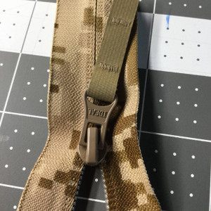 30 Inch Separating Jacket Zipper | Digital Desert Camouflage, Single Pull |