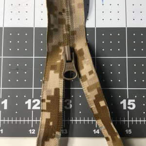 26 Inch Separating Jacket Zipper | Digital Desert Camouflage, Single Pull | 26 Inch Separating Jacket Zipper | Digital Desert Camouflage, Single Pull |