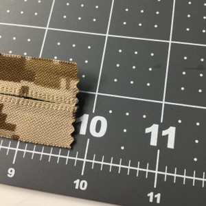 8.25 Inch Desert Camo Non Separating Zipper.    For Pockets and crafting.  YKK