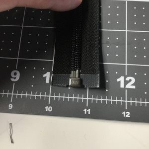 26 Inch YKK Black Separating Jacket Zipper | Single Pull |