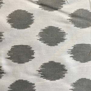Ikat Dots Gray and White | Home Decor Fabric | Premier Prints | 45” Wide | BTY