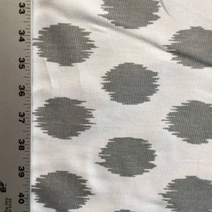 Ikat Dots Gray and White | Home Decor Fabric | Premier Prints | 45” Wide | BTY