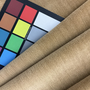 Textured Tan | Dunhill Velvet Upholstery Home Decor Fabric | 54 W | BTY | Soft