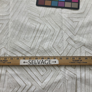 Abstract Maze in Beige | Drapery Fabric | Premier Prints | 54 Wide | By the Yard